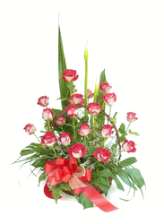 Colors Roses Basket