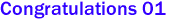 Congratulations 01