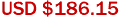 USD $186.15