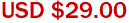 USD $29.00