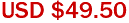 USD $49.50