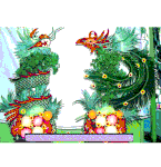 Dragon Fruits Arragement 1 pair male and female