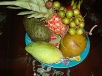 Five fruits tray 