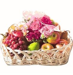 Fruit basket and flowers Saigon, Vn