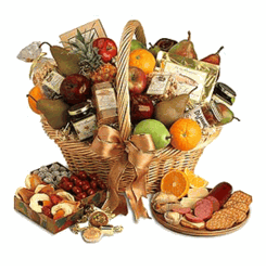 Fruit Basket and gourmet