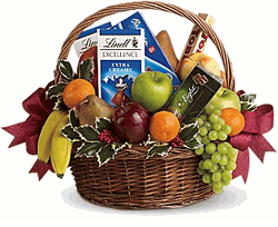 Fruits and Sweets Christmas Basket