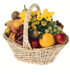 Fruits & Gourmet Gifts Basket  