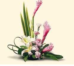 Ginger and lilies bouquet