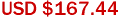 USD $167.44