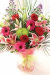 Hand-tied bouquet flowers
