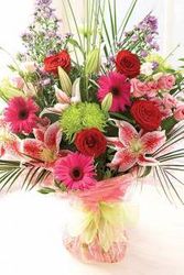 Hand-tied bouquet flowers