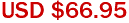 USD $66.95