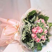 Hoa bo Pink rose