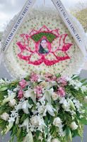 Hoa Sen Lotus Sympathy arrangement Inside Westminster , Ca  Delivery Only 