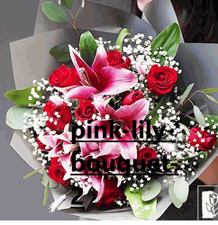 Pink-lily-bouquet- FLOWER 8-3 SAIGON