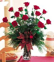 Holiday Red Roses