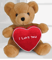 I Love You Message Bear 