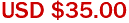 USD $35.00