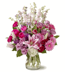Large Fresh Flowers Pink Bouquet