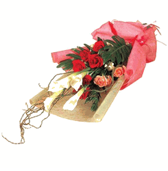 Lilies mixed rose