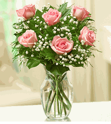 Love�s Embrace Pink Roses 