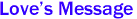 Love's Message