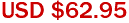 USD $62.95