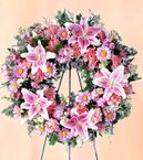 Loving Remembrance Wreath mixed flower