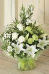 Luxury White Hand-tied bouquet