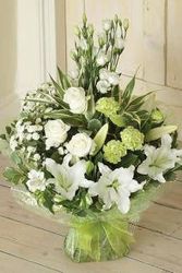 Luxury White Hand-tied bouquet