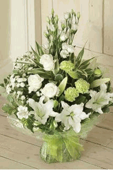 Luxury White Hand-tied bouquet