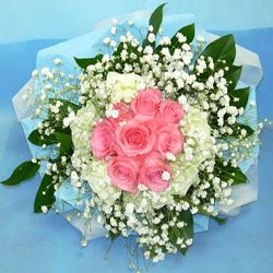 Message with flowers