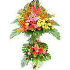 Mixed flowers arrangements Grand opening