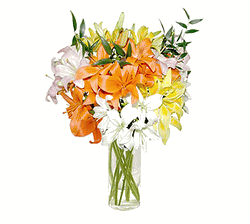 Mixed Lilies bouquet