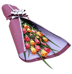 Mixed rose bouquet