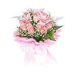 Pink flowers bouquet