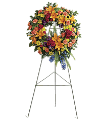 Wreath Mau cam vang