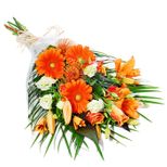 Orange gift wrap