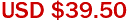 USD $39.50