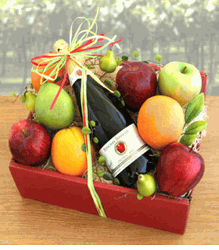 Organic Sparkler Gift Basket
