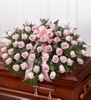 Pink Rose casket 