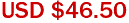 USD $46.50