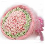  Pink rose bouquet 