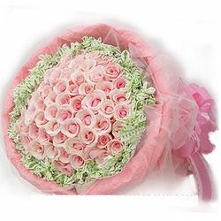  Pink rose bouquet 