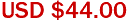 USD $44.00