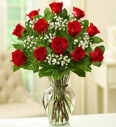 Premium Long Stem Red Roses 