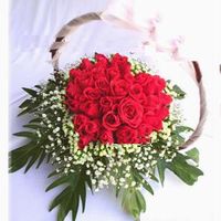 Red Rose basket