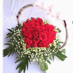 Red Rose basket