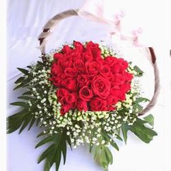 Red Rose basket