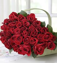 Red Rose Bouquet - 36 Stems wraped